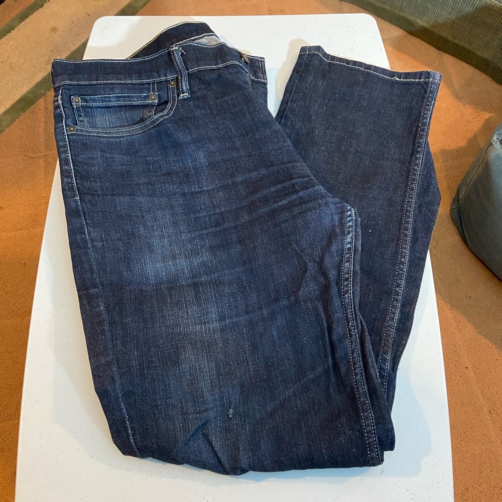Levi's Dark Straight Jeans